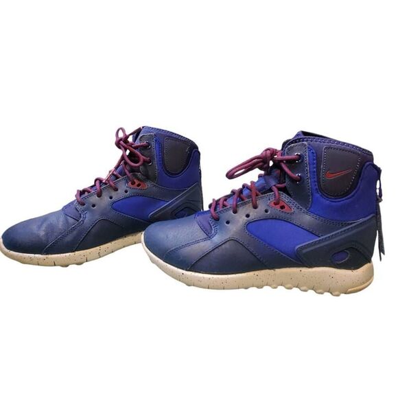 NIKE WOMENS KOTH MID , SIZE 6 WOMENS, DEEP ROYAL BLUE/DEEP GRANITE,NAVY. NO BOX - Picture 3 of 12